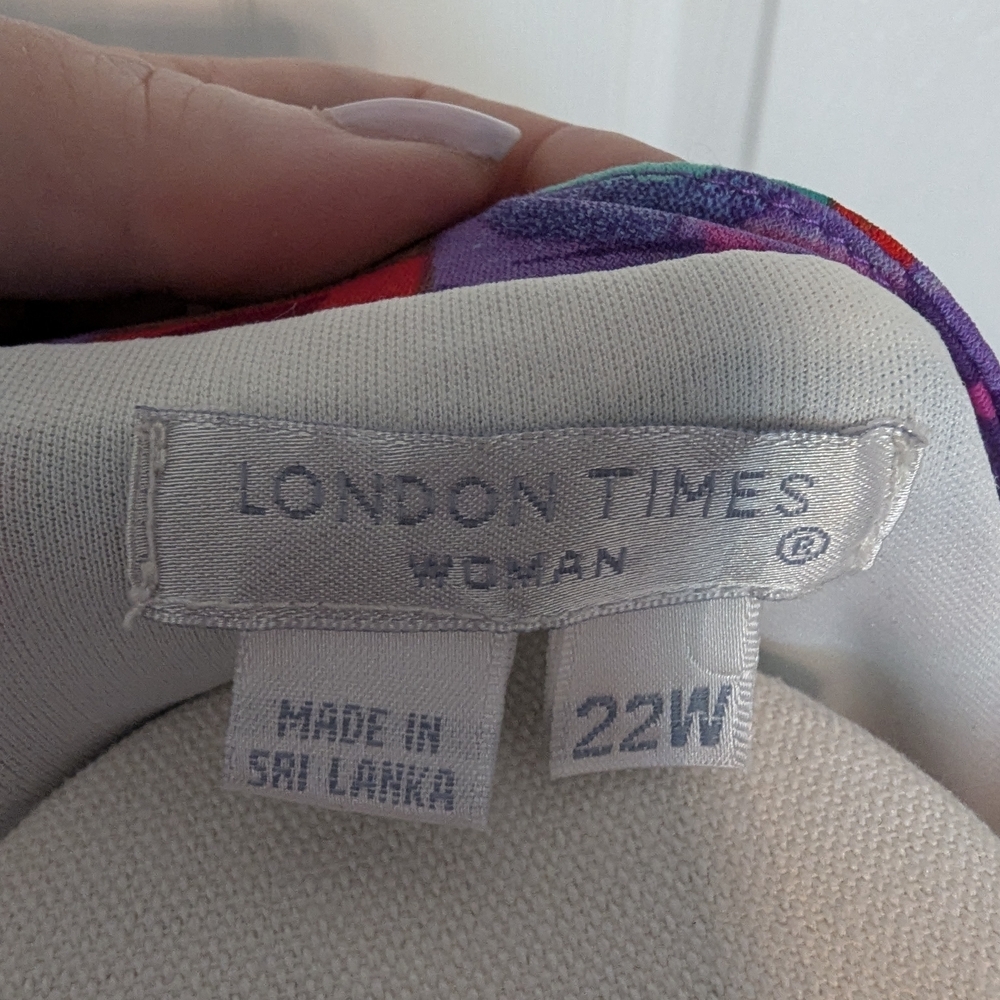 London Times Multicolor Dress - Picture 3 of 3